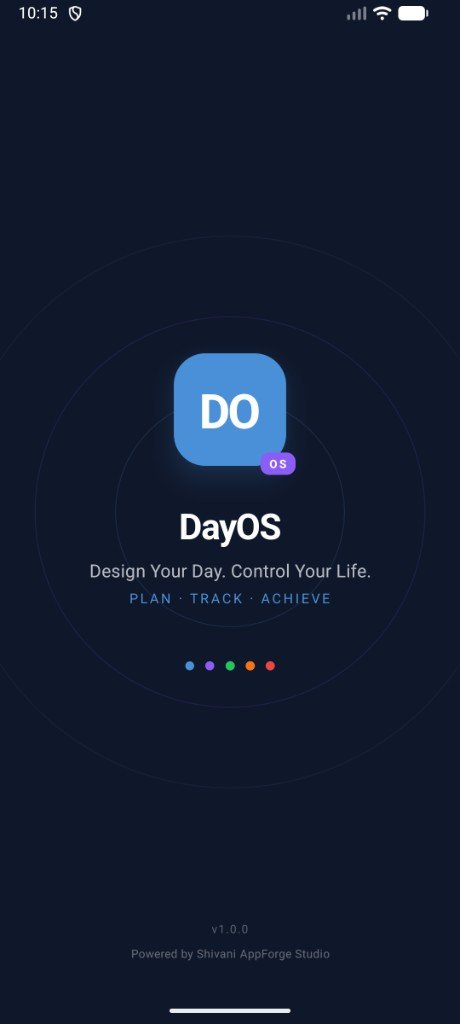 DayOS launch screen